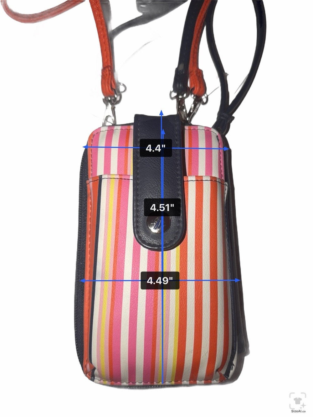 *new* Nautica Striped Crossbody Phone/Wallet Bag - Picture 4 of 10